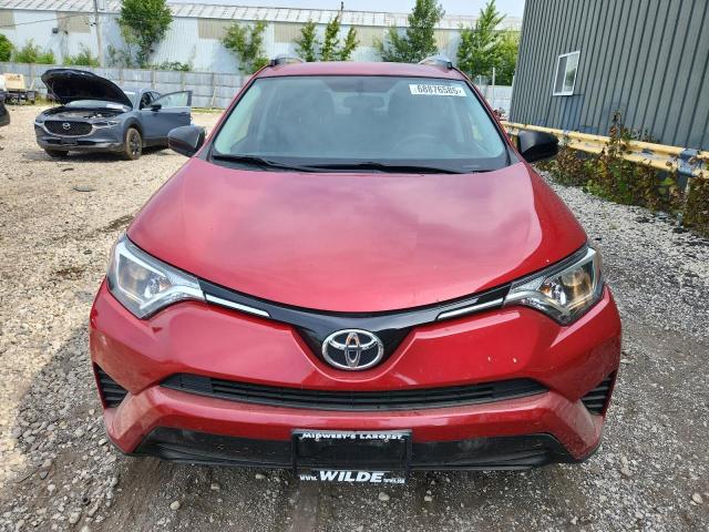 JTMBFREV4GJ084697 - 2016 TOYOTA RAV4 LE RED photo 5