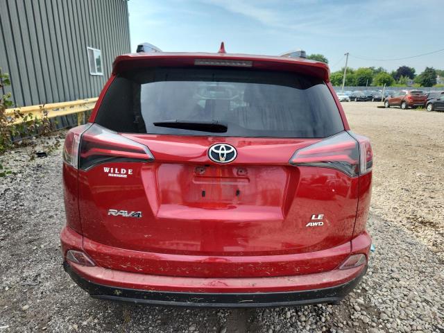 JTMBFREV4GJ084697 - 2016 TOYOTA RAV4 LE RED photo 6