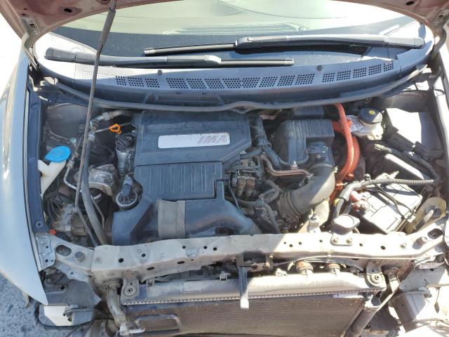 JHMFA36236S020580 - 2006 HONDA CIVIC HYBRID GRAY photo 11