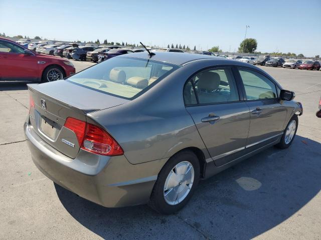 JHMFA36236S020580 - 2006 HONDA CIVIC HYBRID GRAY photo 3