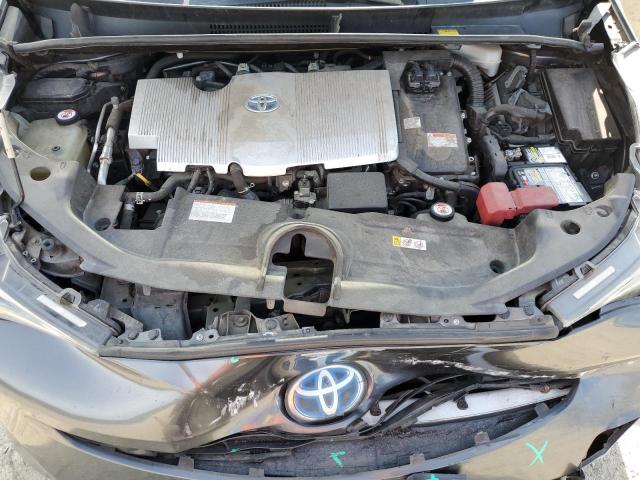 JTDKARFU3H3047537 - 2017 TOYOTA PRIUS ნაცრისფერი ფოტო 11