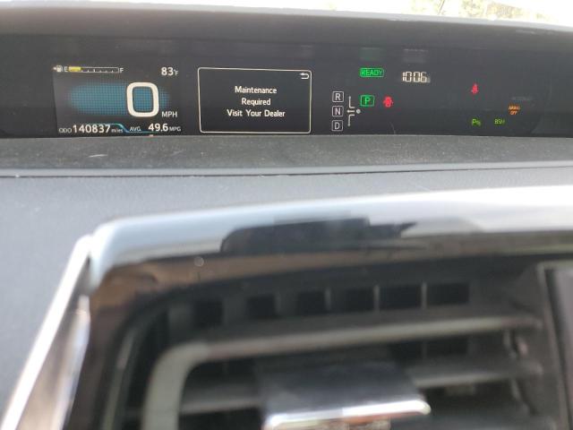 JTDKARFU3H3047537 - 2017 TOYOTA PRIUS ნაცრისფერი ფოტო 9