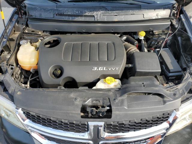 3C4PDDBG5CT144882 - 2012 DODGE JOURNEY SXT შავი ფოტო 12