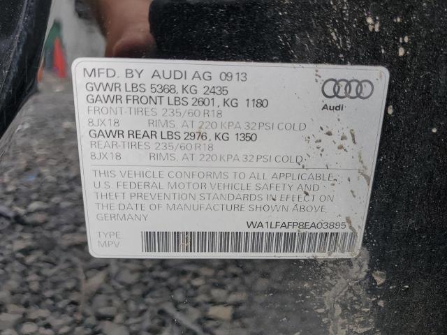 WA1LFAFP8EA038951 - 2014 AUDI Q5 PREMIUM PLUS 黑色 照片 14