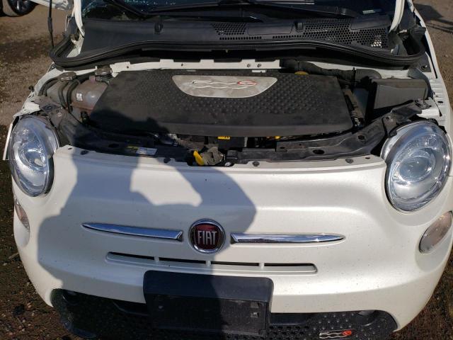 3C3CFFGE6FT609545 - 2015 FIAT 500 ELECTRIC WHITE photo 11