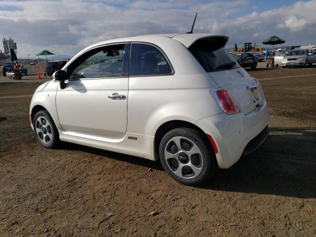 3C3CFFGE6FT609545 - 2015 FIAT 500 ELECTRIC WHITE photo 2