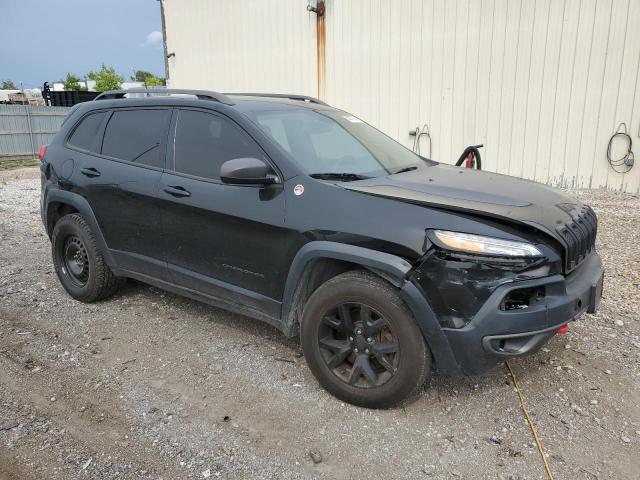 1C4PJMBS5GW278367 - 2016 JEEP CHEROKEE TRAILHAWK BLACK photo 4
