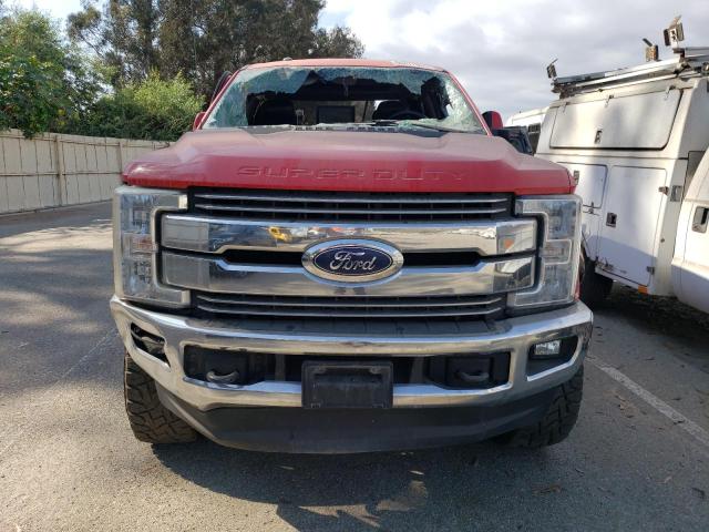 1FT7W2BT0HED58309 - 2017 FORD F250 SUPER DUTY RED photo 5