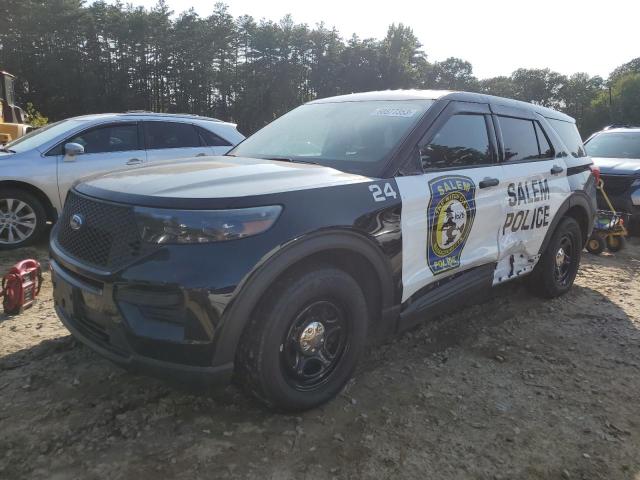 1FM5K8AB7MGC33753 - 2021 FORD EXPLORER POLICE INTERCEPTOR Schwarz Foto 1