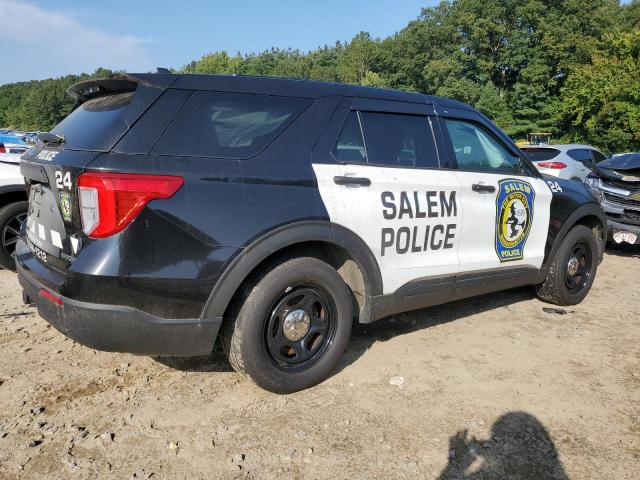 1FM5K8AB7MGC33753 - 2021 FORD EXPLORER POLICE INTERCEPTOR Schwarz Foto 3