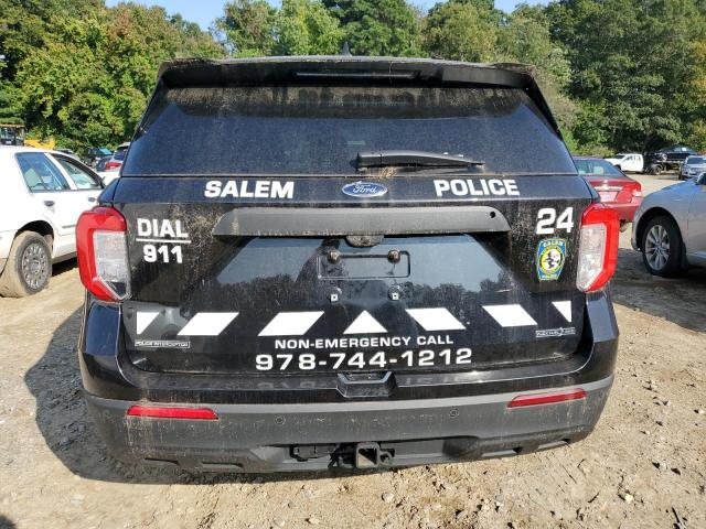 1FM5K8AB7MGC33753 - 2021 FORD EXPLORER POLICE INTERCEPTOR Schwarz Foto 6