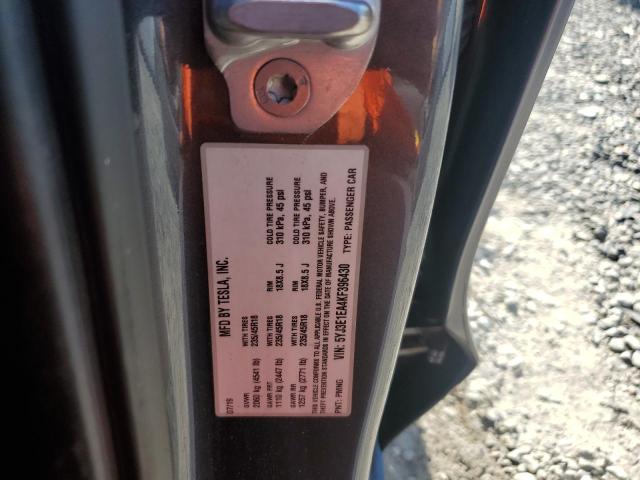 5YJ3E1EA4KF396430 - 2019 TESLA MODEL 3 BLACK photo 13