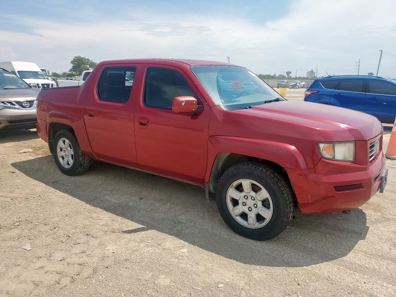 2HJYK165X6H521958 - 2006 HONDA RIDGELINE RTL BURGUNDY photo 4