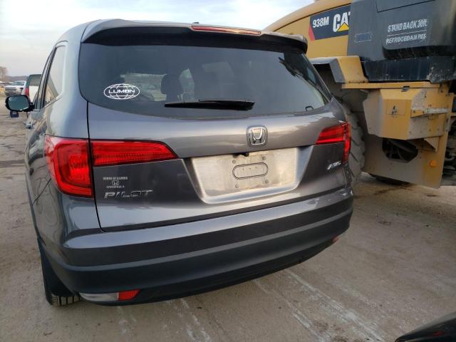 5FNYF6H39JB058789 - 2018 HONDA PILOT EX GRAY photo 6