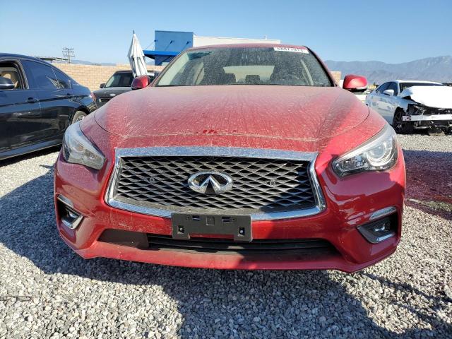 JN1EV7BPXPM511196 - 2023 INFINITI Q50 LUXE BURGUNDY photo 5