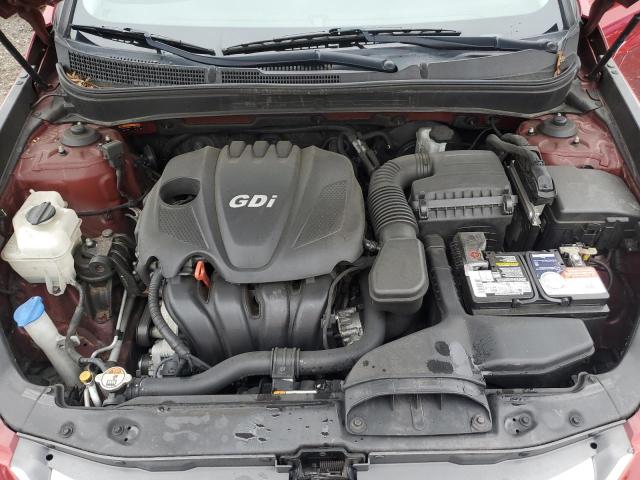 5NPEC4AC5EH820565 - 2014 HYUNDAI SONATA SE RED photo 11