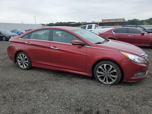 5NPEC4AC5EH820565 - 2014 HYUNDAI SONATA SE RED photo 4