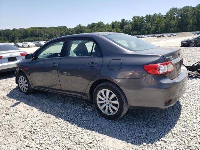 5YFBU4EE8DP188268 - 2013 TOYOTA COROLLA BASE GRAY photo 2