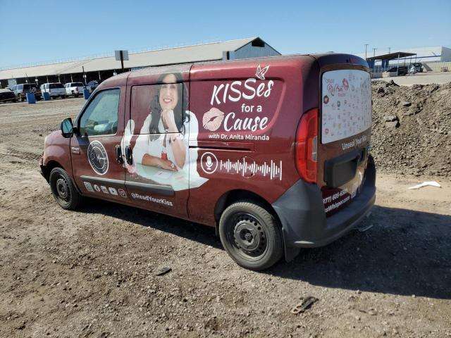 ZFBERFAB4J6L01158 - 2018 RAM PROMASTER BURGUNDY photo 2