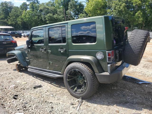 1J4GB59128L620063 - 2008 JEEP WRANGLER U SAHARA GREEN photo 2