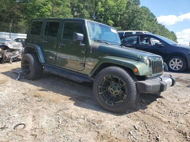 1J4GB59128L620063 - 2008 JEEP WRANGLER U SAHARA GREEN photo 4