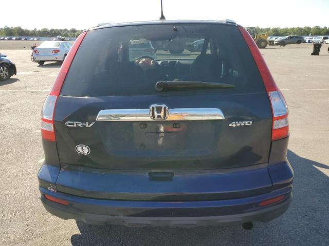 JHLRE4H58AC004512 - 2010 HONDA CR-V EX BLUE photo 6