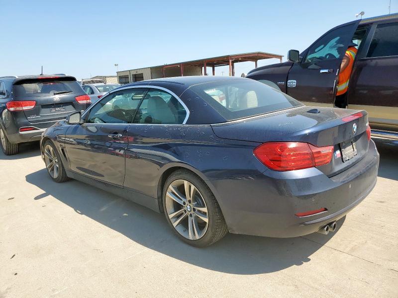 WBA3V7C51G5A28661 - 2016 BMW 428 I SULEV BLUE photo 2