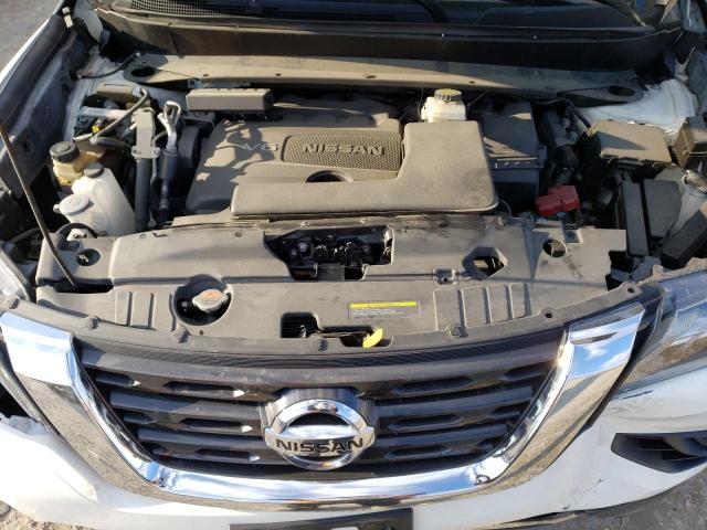 5N1DR2MM6HC692402 - 2017 NISSAN PATHFINDER S WHITE photo 11