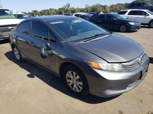 2HGFB2E51CH506975 - 2012 HONDA CIVIC LX GRAY photo 4