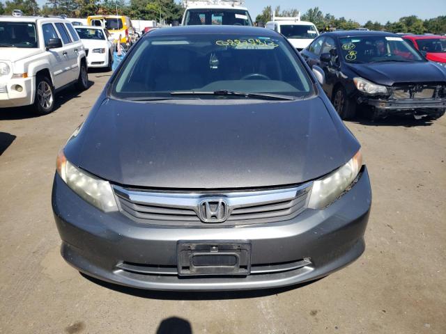 2HGFB2E51CH506975 - 2012 HONDA CIVIC LX GRAY photo 5