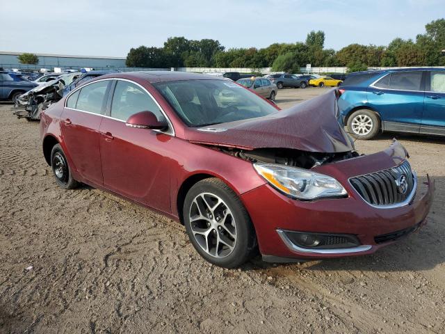 2G4GL5EX1H9103854 - 2017 BUICK REGAL SPORT TOURING MAROON photo 4