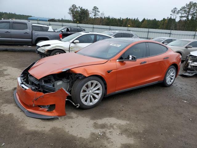 5YJSA1E17HF196111 - 2017 TESLA MODEL S Narıncı foto 1