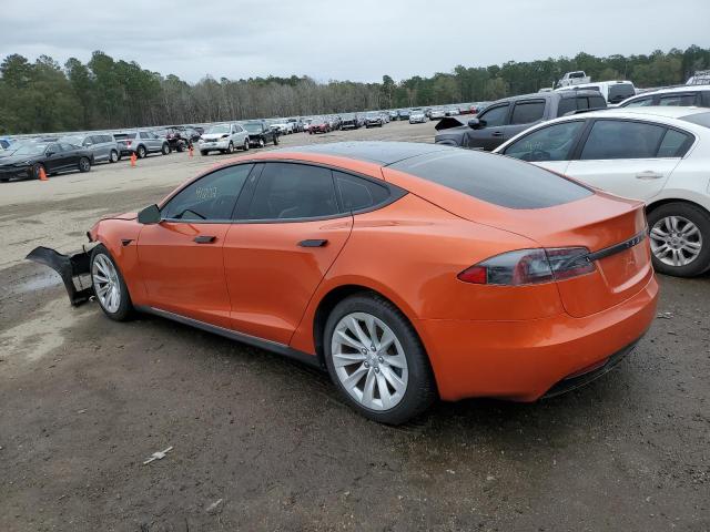 5YJSA1E17HF196111 - 2017 TESLA MODEL S Narıncı foto 2