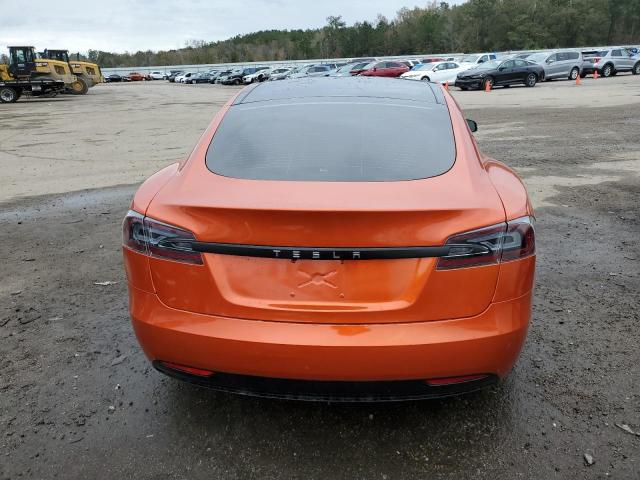 5YJSA1E17HF196111 - 2017 TESLA MODEL S Narıncı foto 6