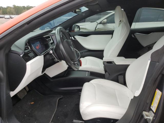 5YJSA1E17HF196111 - 2017 TESLA MODEL S Narıncı foto 7