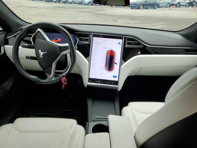 5YJSA1E17HF196111 - 2017 TESLA MODEL S Narıncı foto 8