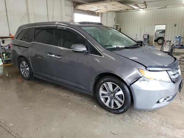 5FNRL5H98EB054587 - 2014 HONDA ODYSSEY TOURING GRAY photo 4