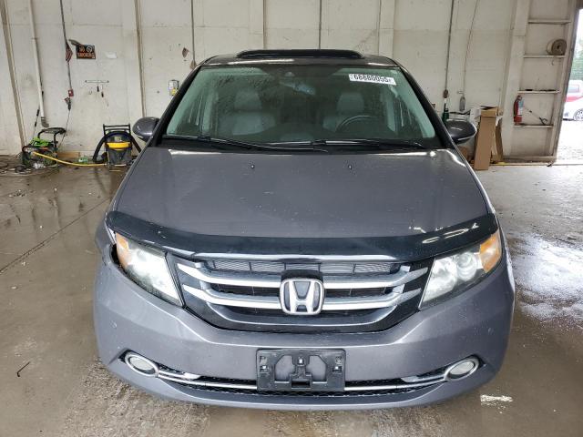 5FNRL5H98EB054587 - 2014 HONDA ODYSSEY TOURING GRAY photo 5