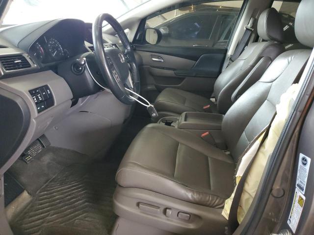 5FNRL5H98EB054587 - 2014 HONDA ODYSSEY TOURING GRAY photo 7