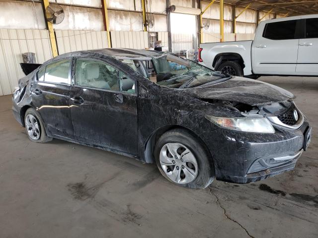 2HGFB2F51DH601648 - 2013 HONDA CIVIC LX BLACK photo 4