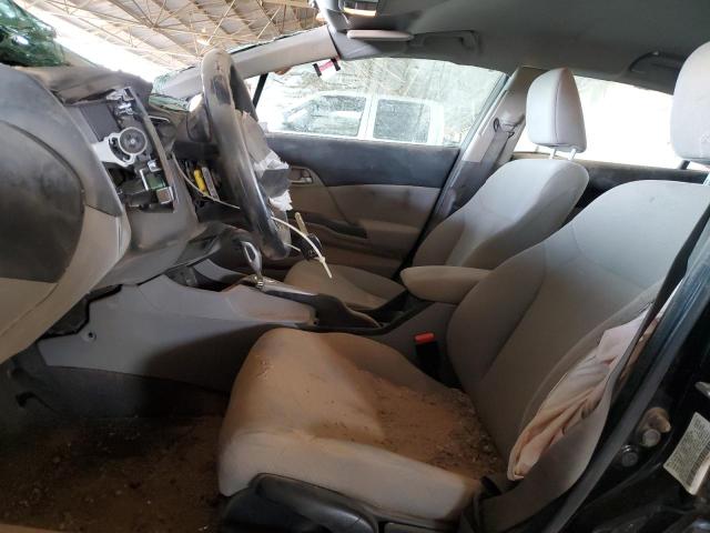 2HGFB2F51DH601648 - 2013 HONDA CIVIC LX BLACK photo 7