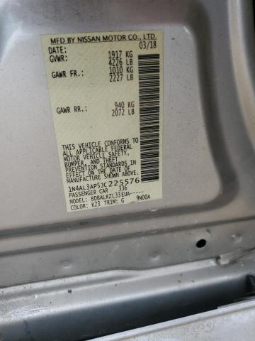 1N4AL3AP5JC225576 - 2018 NISSAN ALTIMA 2.5 Күміс фото 12