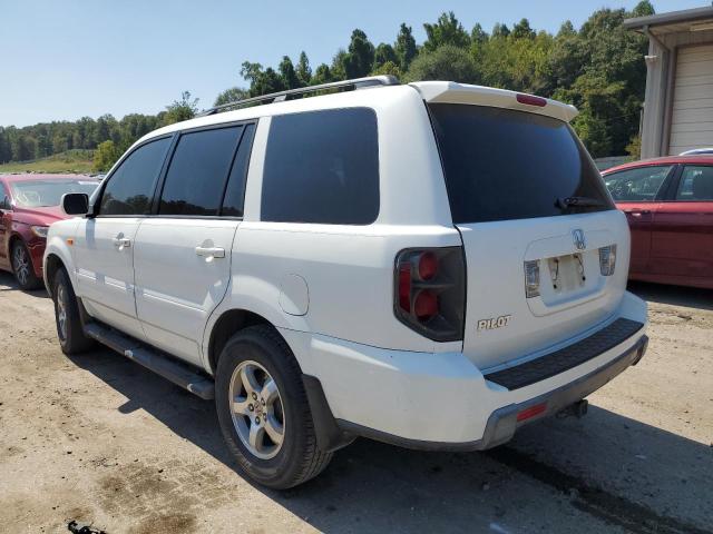 5FNYF28508B020999 - 2008 HONDA PILOT EXL WHITE photo 2