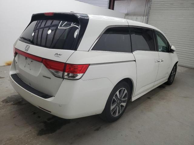 5FNRL5H96EB103530 - 2014 HONDA ODYSSEY TOURING WHITE photo 3