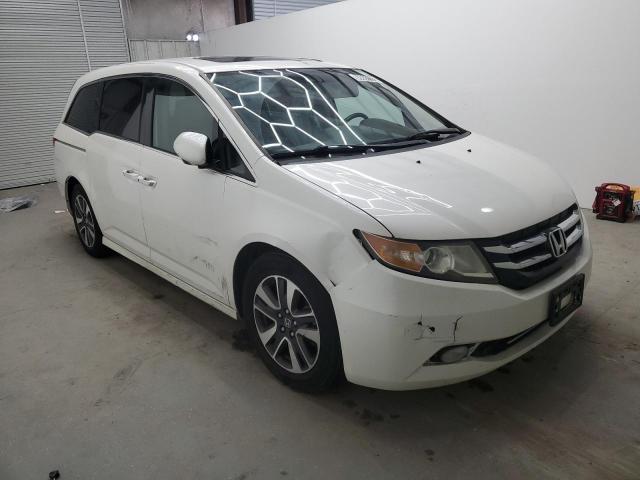 5FNRL5H96EB103530 - 2014 HONDA ODYSSEY TOURING WHITE photo 4