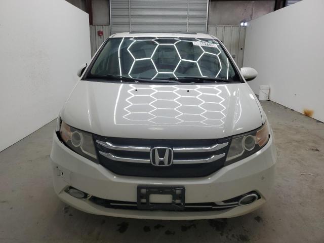 5FNRL5H96EB103530 - 2014 HONDA ODYSSEY TOURING WHITE photo 5