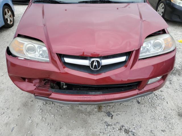 2HNYD18965H512245 - 2005 ACURA MDX TOURING RED photo 11