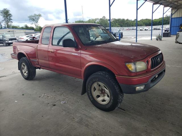 5TESN92N12Z137703 - 2002 TOYOTA TACOMA XTRACAB PRERUNNER 红色 照片 4
