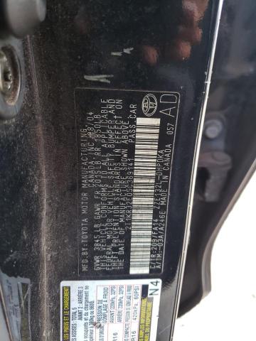 2T1KR32E05C369141 - 2005 TOYOTA COROLLA MA XR BLACK photo 12