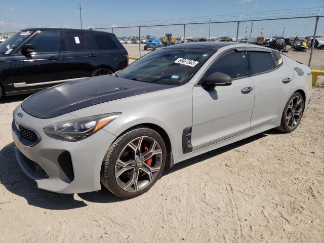 KNAE55LC9J6019278 - 2018 KIA STINGER GT2 GRAY photo 1